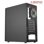 Xander CASE Hulk 4 ARGB Fans & ARGB Mesh Mid Tower Gaming Case With PSU 700W 80+ - Black