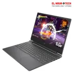لابتوب الألعاب HP VICTUS 15-FA2352TX مع معالج Intel Core i7 13620H وRAM 16GB وSSD 512GB وكارت الشاشة NVIDIA GeForce RTX 5050 8GB وشاشة 15.6 بوصة FHD IPS بمعدل 144Hz بلون Mica Silver