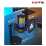Maono DGM20 RGB USB Condenser Gaming Microphone Black