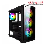 XIGMATEK VENOM X Gaming MID-TOWER CASE+4 RGB