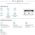 HP LaserJet Pro M28w Multi-Function Printer, White