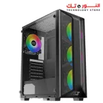 XIGMATEK TRIO GAMING MID TOWER CASE+4FAN RGB With psu 600W80plus