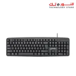 Manhattan Wired Keyboard and Optical Mouse Set - (KB717) -  Black