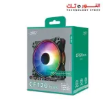 DEEPCOOL CF 120 - 3 IN 1 Addressable RGB, Motherboard SYNC by 5V ADD RGB 3-pin Header