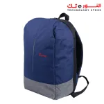 E-train (BG82L) Laptop Backpack with Zipper Puller fits up to 15.6" - Blue*Gray