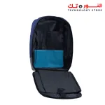 E-train (BG82L) Laptop Backpack with Zipper Puller fits up to 15.6" - Blue*Gray