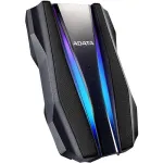 Adata HD770 External 2.5" HDD, USB3.2, 1TB, Black, Rugged Design, Two Light Beam Shaped RGB Lighting, IP68 Waterproof and Dust Proof