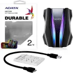 ADATA HD770G 2TB RGB USB 3.2 IP68 Waterproof Dropproof Dustproof External HDD Black