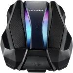 Adata HD770 External 2.5" HDD, USB3.2, 1TB, Black, Rugged Design, Two Light Beam Shaped RGB Lighting, IP68 Waterproof and Dust Proof