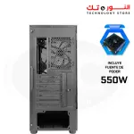 CASE ANTEC NX4155 BLACK CON FUENTE 550W VIDRIO TEMPLADO USB 3.0/USB 2.0