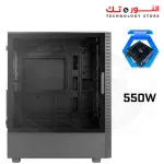 CASE ANTEC NX4155 BLACK CON FUENTE 550W VIDRIO TEMPLADO USB 3.0/USB 2.0