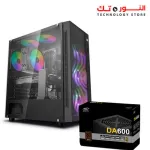 DEEPCOOL MATREXX 55 MESH ADD-RGB 4F Mid Tower Gaming Cabinet/Computer Case with 4 ARGB Fans + PSU 600w 80+ Bronze