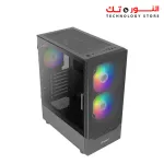 ANTCH NX410 NX Series-Mid Tower Gaming Case 3FAN ( 2 ARGB + 1 120 ) BLACK + PSU 650w Bronze 80+
