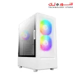 ANTCH NX410 NX Series-Mid Tower Gaming Case 3FAN ( 2 ARGB + 1 120 ) WHITE + PSU 650w Bronze 80+