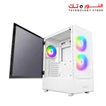 ANTCH NX410 NX Series-Mid Tower Gaming Case 3FAN ( 2 ARGB + 1 120 ) WHITE + PSU 650w Bronze 80+
