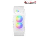 ANTCH NX410 NX Series-Mid Tower Gaming Case 3FAN ( 2 ARGB + 1 120 ) WHITE + PSU 650w Bronze 80+