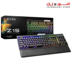 EVGA Z15 RGB Gaming Keyboard, RGB Backlit LED