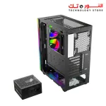 Gamdias ATHENA M2 Mid-Tower Case + KRATOS E1 600W