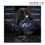 ONIKUMA K17 Pro Surround Sound Gaming Headset 3D Bass PC red