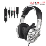 Sades SA708GT Gaming Headset Single 3.5mm Jack Over Ear Gamer Headphones with Microphone and PC Adapter for Xbox One/PS4/PlayStation