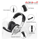 Sades SA708GT Gaming Headset Single 3.5mm Jack Over Ear Gamer Headphones with Microphone and PC Adapter for Xbox One/PS4/PlayStation