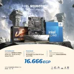 BUNDLE Intel Core i5-14400F + Gigabyte H610M K + TEAM GROUP T-Force VULCAN Z 16GB 3200MHz CL16