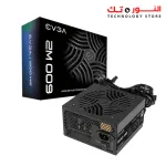 Power Supply EVGA 600 W2, 80+ WHITE 600W, 100-W2-0600-K2 (EU)