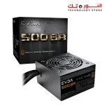 Power Supply EVGA 500w, 80+ BRONZE 500W, 100-BR-0500-K2 (EU)