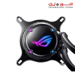 ASUS ROG STRIX LC 120 all-in-one liquid CPU cooler with Aura Sync RGB and ROG 120mm radiator fan