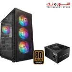 Vento VG11A Mesh Gaming Case + FSP650 80 plus PSU Bronze