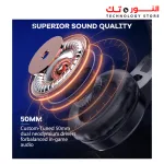 ONIKUMA K16 Gaming Headset with Mic and Noise Cancellation Headphone Gaming with Led Light for Mobile Phone Laptop PS4 PS5 PC XBOX