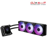 MSI MAG CORELIQUID K360 AIO LIQUID CPU COOLER, 2.4" LCD DISPLAY 360MM RADIATOR, TRIPLE 120MM TORX FAN 4.0 W/ ARGB LIGHTING CONTROLLED BY MSI CENTER SOFTWARE