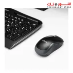 Logitech MK330 Wireless Keyboard and Mouse Combo for Windows, 2.4 GHz Wireless with USB-Receiver, Portable Mouse, Multimedia Keys, Long Battery Life, PC/Laptop, QWERTY UK Layout - Black