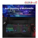 REDRAGON S101-BA-2 4x1 WIRED RGB BACKLIT GAMING KEYBOARD AND MOUSE, GAMING MOUSE PAD, GAMING HEADSET COMBO ALL IN 1 PC GAMER BUNDLE FOR WINDOWS PC – (BLACK)