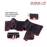 Redragon P015 Large Extended Mouse Pad XXL, with Stitched Edges, Premium-Textured Mouse Mat, Non-Slip Water-Resistant Rubber Base Cloth Computer Mousepad, 35.8 x 11.8 x 0.11 inches