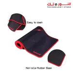Redragon P015 Large Extended Mouse Pad XXL, with Stitched Edges, Premium-Textured Mouse Mat, Non-Slip Water-Resistant Rubber Base Cloth Computer Mousepad, 35.8 x 11.8 x 0.11 inches