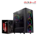 Xigmatek Diamond case with power supply xpower 600W +80 4FANS ARGB