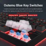 Redragon K552-BB Mechanical Gaming Keyboard and Mouse Combo &amp; Large Mouse Pad &amp; PC Gaming Headset with Mic, 87 Key RED LED Backlit Keyboard for Windows PC (Keyboard, Mouse, Headset Mousepad Set)