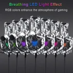 Onikuma K8 RGB Camouflage Gaming Headset | 7.1 Surround Sound | Noise-cancelling Microphone | PC / PS4 / Xbox / Switch / Mac / iOS