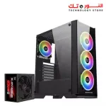 XIGMATEK Sirocon III GAMING MID TOWER CASE + PSU 600w 80plus