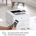 HP LaserJet Pro M404n Laser Printer with Built-in Ethernet &amp; Security Features