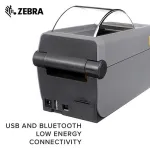 Zebra ZD410 Direct Thermal Desktop Printer Print Width of 2 in USB Connectivity