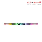 PATRIOT VIPER RGB SERIES 8GB (1 X 8GB) 3600MHZ SINGLE W/BLACK HEATSHIELD