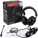 ONIKUMA K3 Stereo Gaming Headset for Xbox One, PC, PS4 Over-Ear Headphones with Noise Canceling Mic, Soft Breathing Earmuffs, LED Light, Mute&amp;Volume Control for Mac Laptop Tablet Smatphone