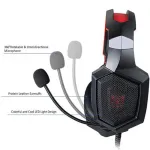 ONIKUMA Gaming Headset - Updated K8 Headset Gaming for PS4 Xbox One, Stereo Over-ear Headphones &amp; Noise-canceling Microphone with Mic for PC Computer, Black
