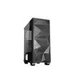 Redragon GC-510 Grindor Side Glass Temp Black + T-DAGGER TPS201 600W - Without fans inside
