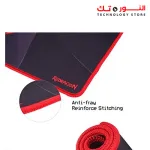 Redragon P012 Mouse Pad with Stitched Edges, Premium-Textured Mouse Mat, Non-Slip Rubber Base Mousepad for Laptop, Computer &amp; PC, 12.8 x10 x0.11 inches