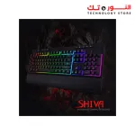 REDRAGON K512 SHIVA RGB BACKLIT MEMBRANE GAMING KEYBOARD WITH MULTIMEDIA KEYS, QUIET MECHANICAL FEELING KEYBOARD, 6 EXTRA ON-BOARD MACRO KEYS, DEDICATED MEDIA CONTROL, DETACHABLE WRIST REST