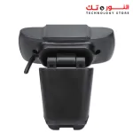 Manhattan USB Webcam Two Megapixels CM198 1080p Full HD USB-A Plug Integrated Microphone Adjustable Clip Base - 462006 - Black