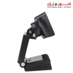 Manhattan USB Webcam Two Megapixels CM198 1080p Full HD USB-A Plug Integrated Microphone Adjustable Clip Base - 462006 - Black